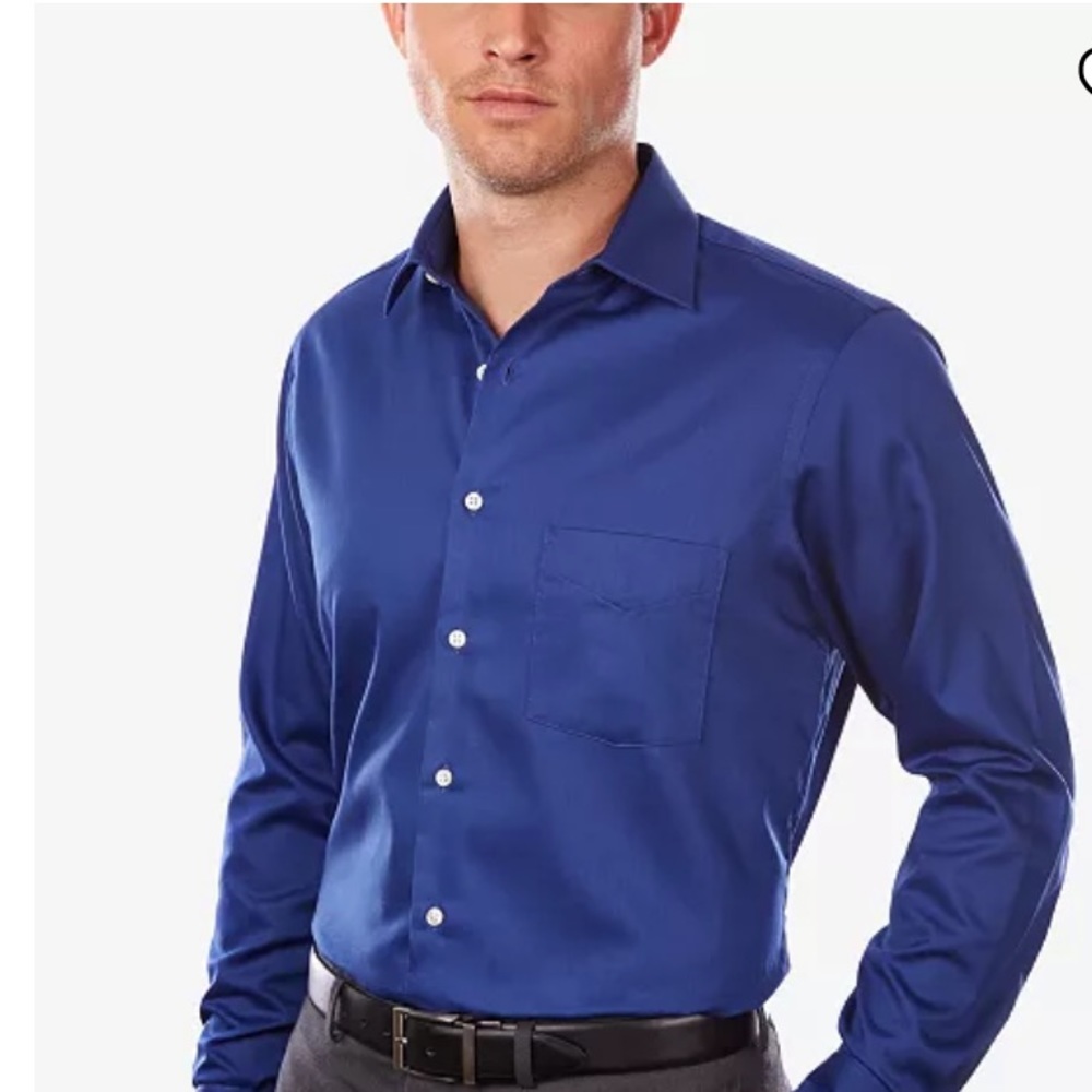 NWT 
VAN HEUSEN
Men's Classic/Regular Fit Stretch Dress Shirt Size 17 1/2 34-35